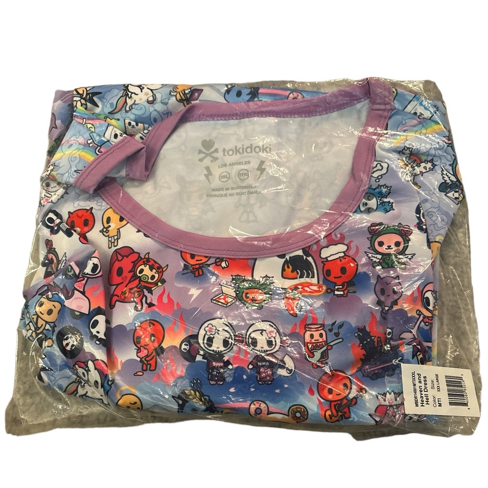 NWT RARE TOKIDOKI HEAVEN & HELL DRESS - Picture 9 of 11